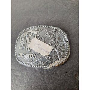 1991 HESSTON National Finals  Rodeo Belt Buckle NOS NEW